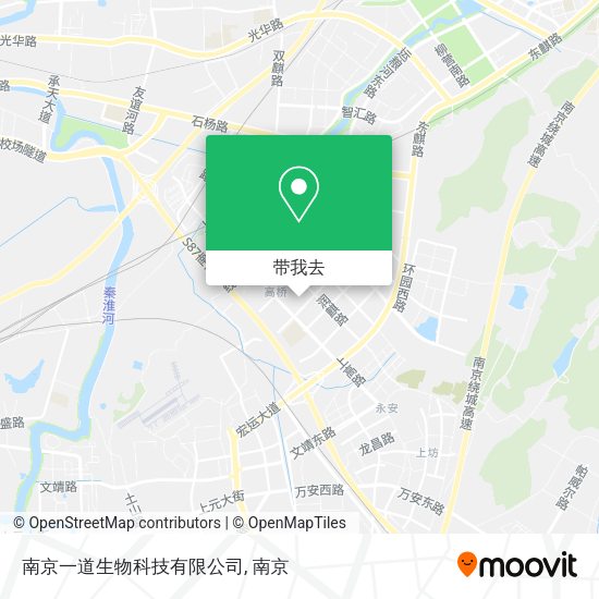 南京一道生物科技有限公司地图