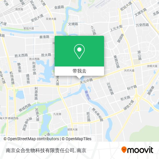 南京众合生物科技有限责任公司地图