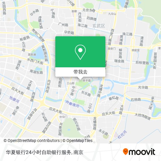 华夏银行24小时自助银行服务地图