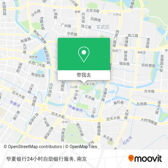 华夏银行24小时自助银行服务地图