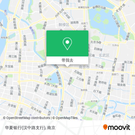 华夏银行(汉中路支行)地图
