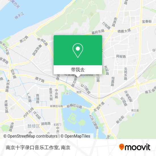 南京十字录口音乐工作室地图