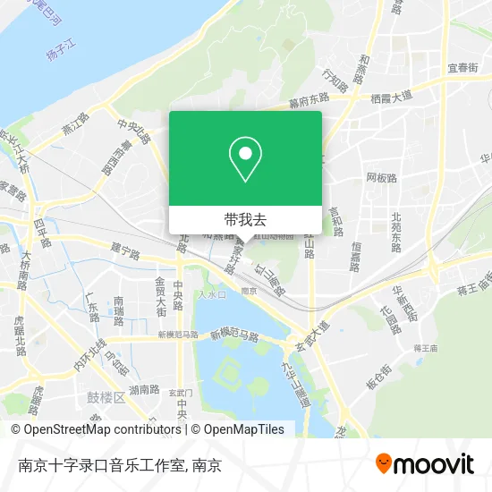 南京十字录口音乐工作室地图