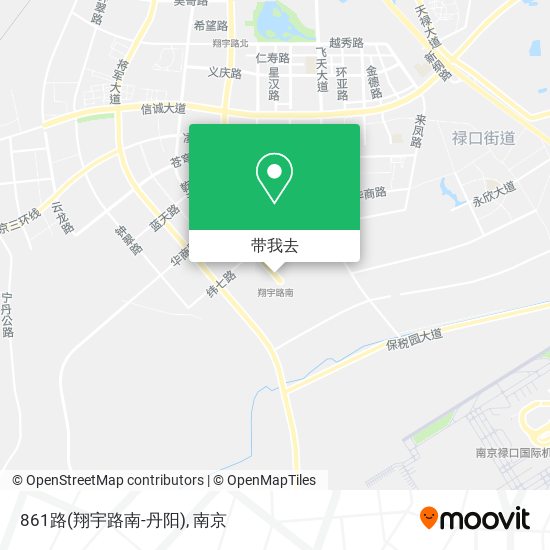 861路(翔宇路南-丹阳)地图