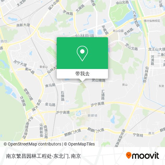 南京繁昌园林工程处-东北门地图