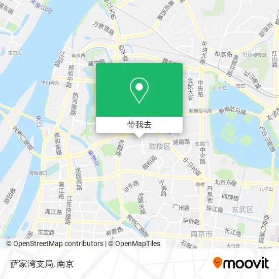 萨家湾支局地图
