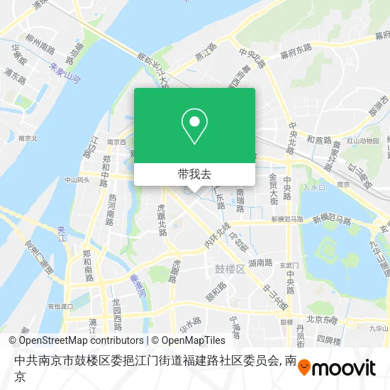 中共南京市鼓楼区委挹江门街道福建路社区委员会地图