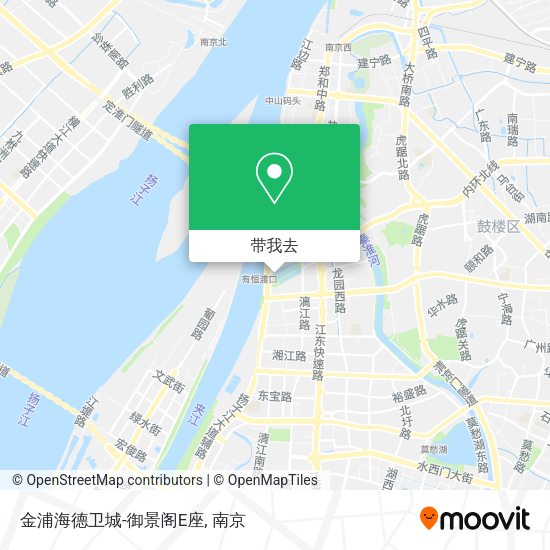 金浦海德卫城-御景阁E座地图
