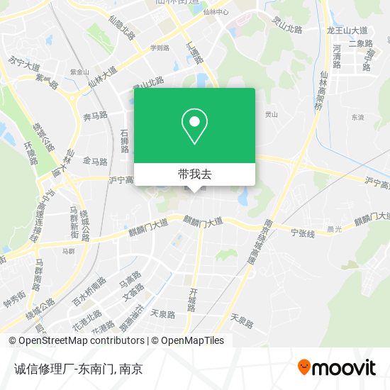 诚信修理厂-东南门地图