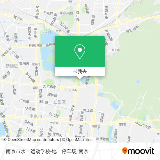 南京市水上运动学校-地上停车场地图