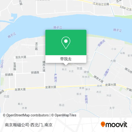 南京顺磁公司-西北门地图