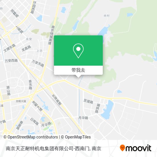 南京天正耐特机电集团有限公司-西南门地图