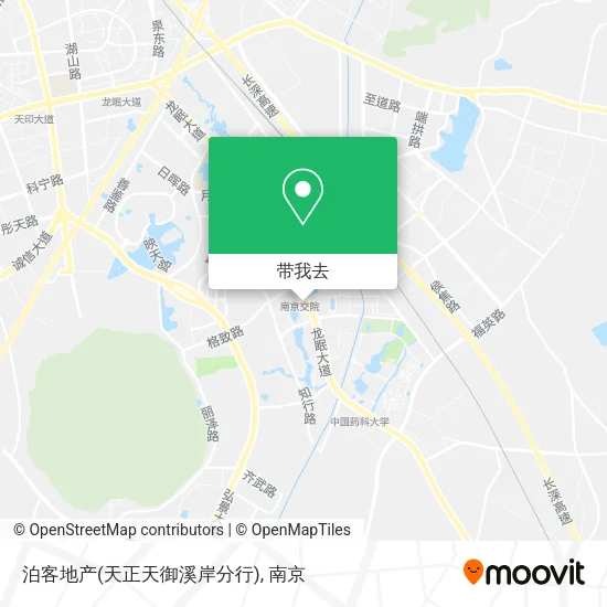 泊客地产(天正天御溪岸分行)地图