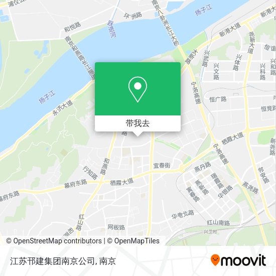 江苏邗建集团南京公司地图