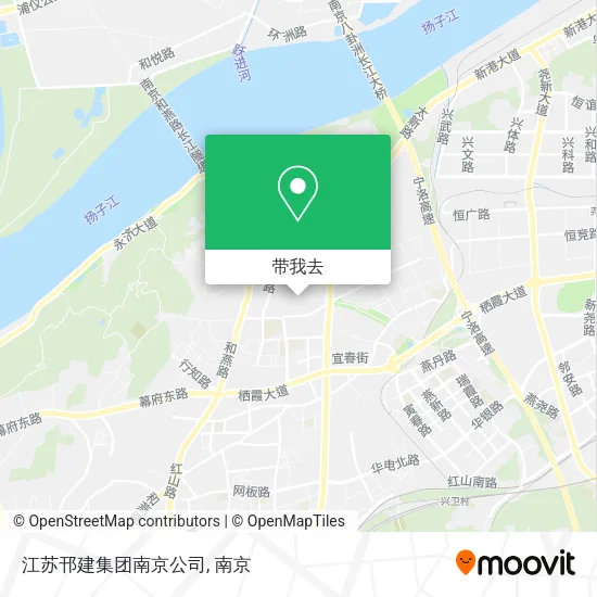 江苏邗建集团南京公司地图
