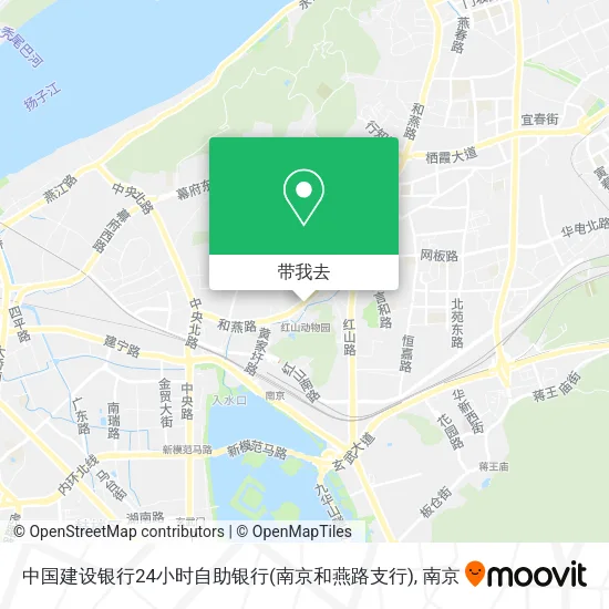 中国建设银行24小时自助银行(南京和燕路支行)地图