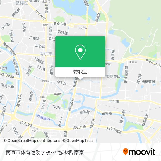 南京市体育运动学校-羽毛球馆地图