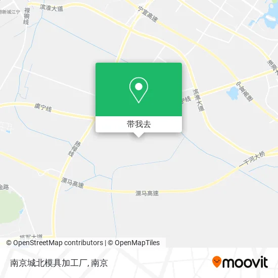南京城北模具加工厂地图