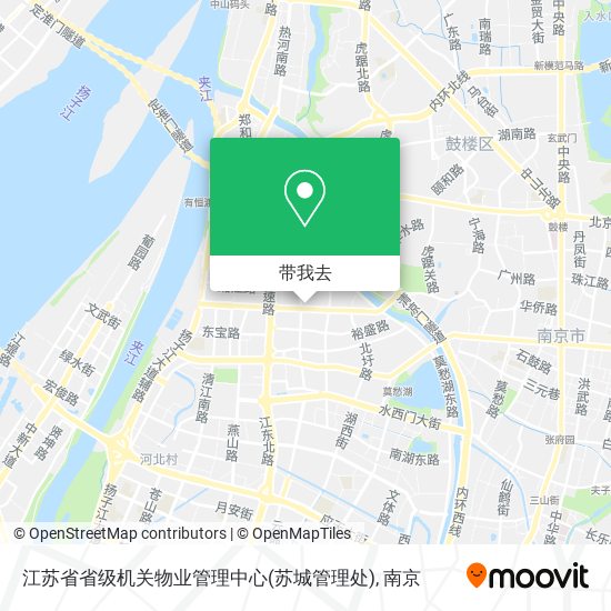 江苏省省级机关物业管理中心(苏城管理处)地图