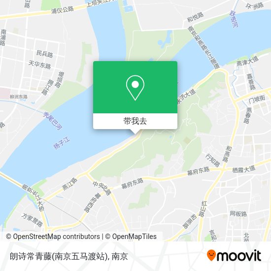 朗诗常青藤(南京五马渡站)地图