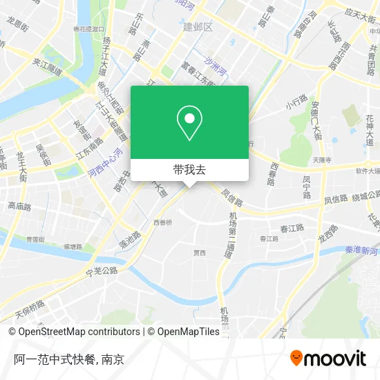 阿一范中式快餐地图