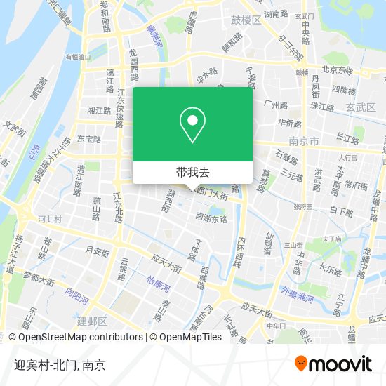 迎宾村-北门地图