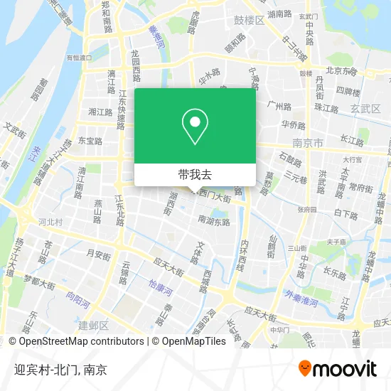 迎宾村-北门地图