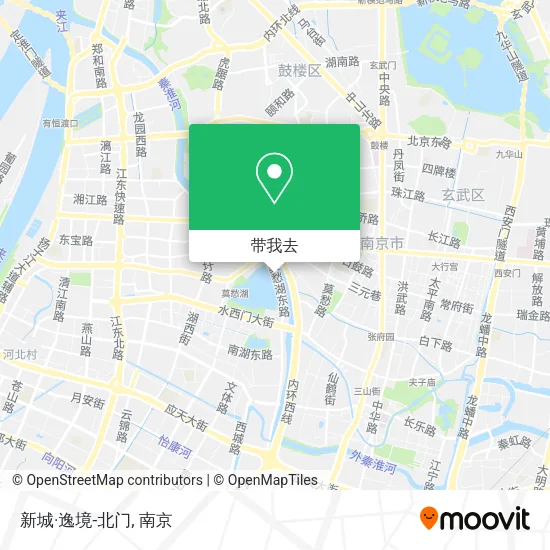 新城·逸境-北门地图