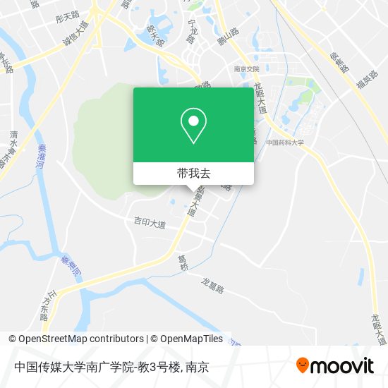 中国传媒大学南广学院-教3号楼地图