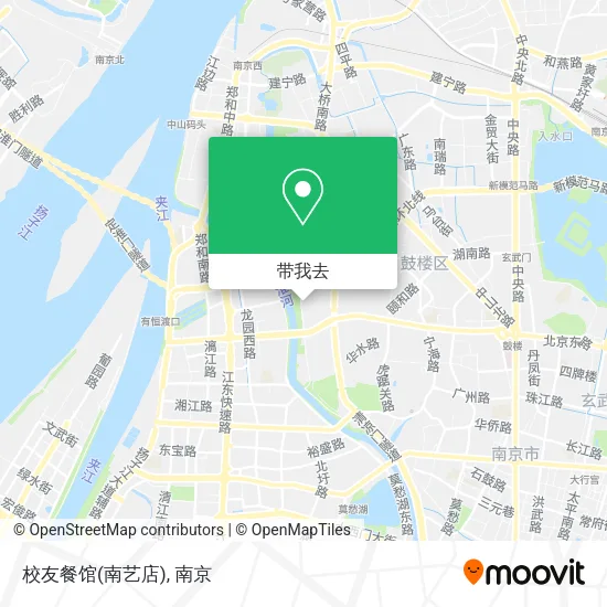 校友餐馆(南艺店)地图