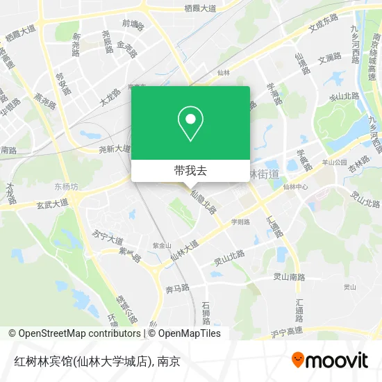 红树林宾馆(仙林大学城店)地图
