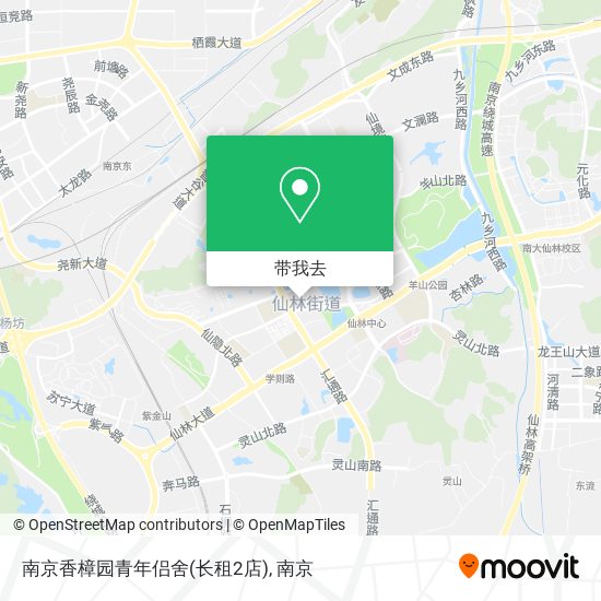 南京香樟园青年侣舍(长租2店)地图