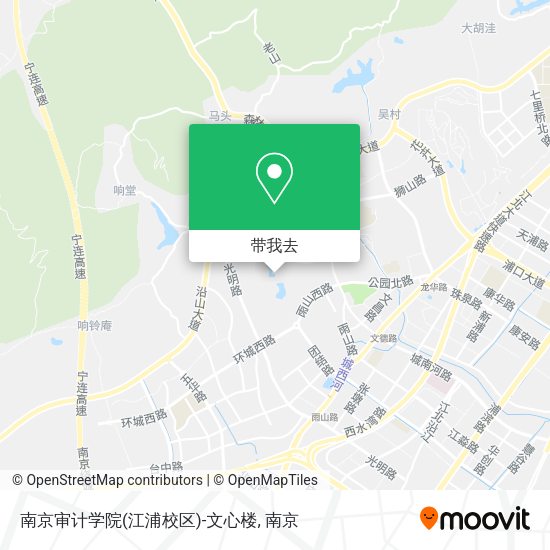 南京审计学院(江浦校区)-文心楼地图