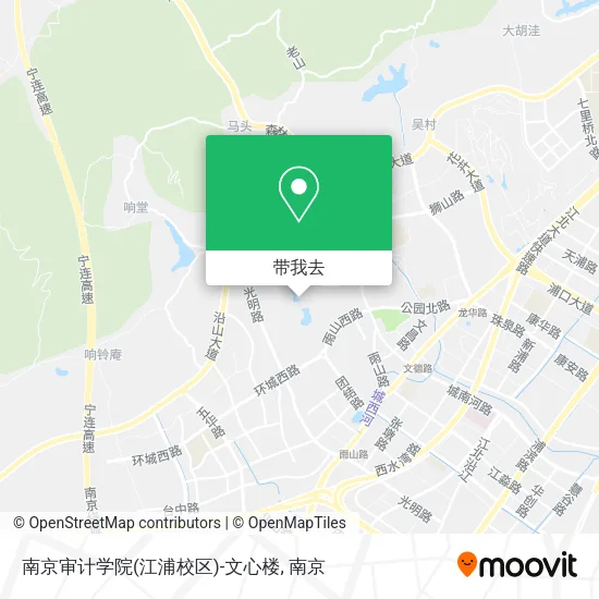 南京审计学院(江浦校区)-文心楼地图