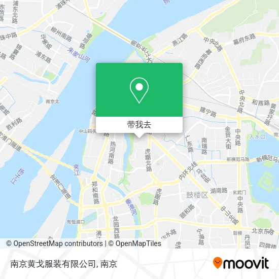 南京黄戈服装有限公司地图