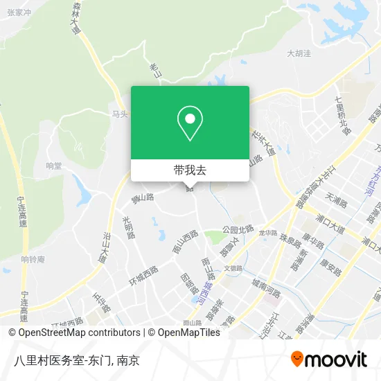 八里村医务室-东门地图