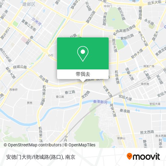 安德门大街/绕城路(路口)地图