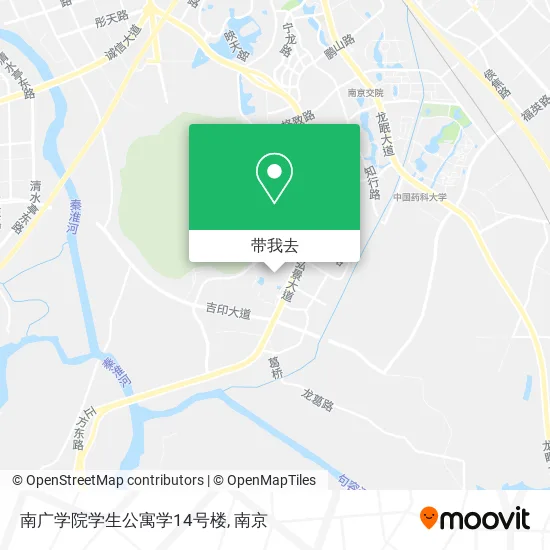 南广学院学生公寓学14号楼地图