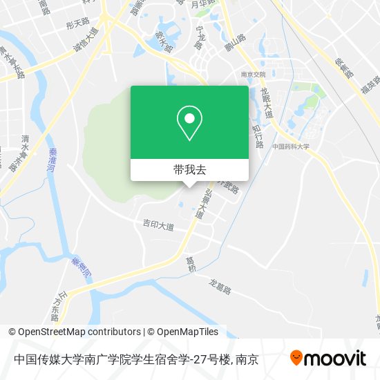 中国传媒大学南广学院学生宿舍学-27号楼地图