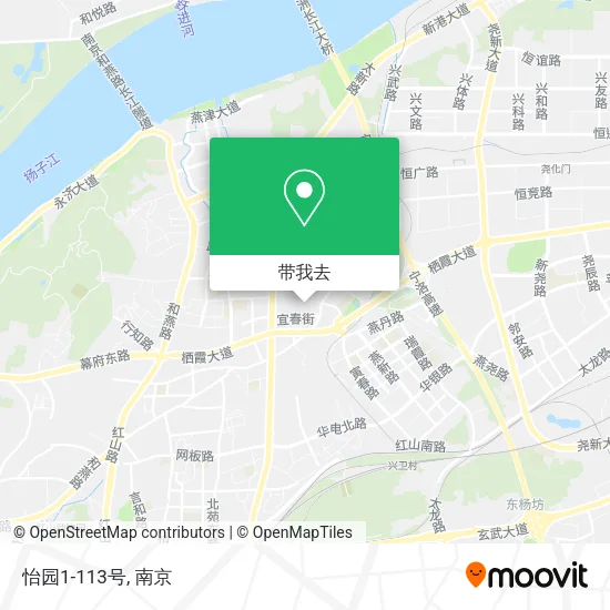 怡园1-113号地图