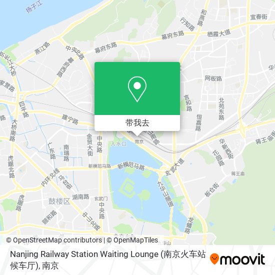 Nanjing Railway Station Waiting Lounge (南京火车站候车厅)地图