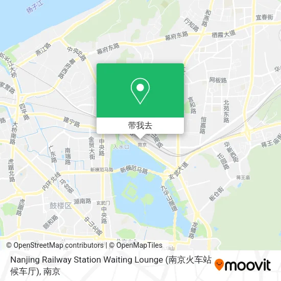 Nanjing Railway Station Waiting Lounge (南京火车站候车厅)地图
