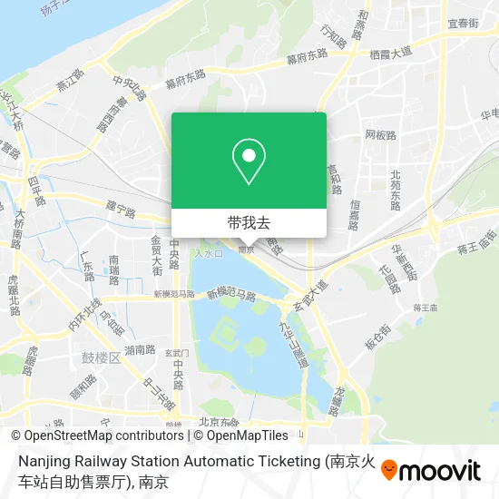 Nanjing Railway Station Automatic Ticketing (南京火车站自助售票厅)地图