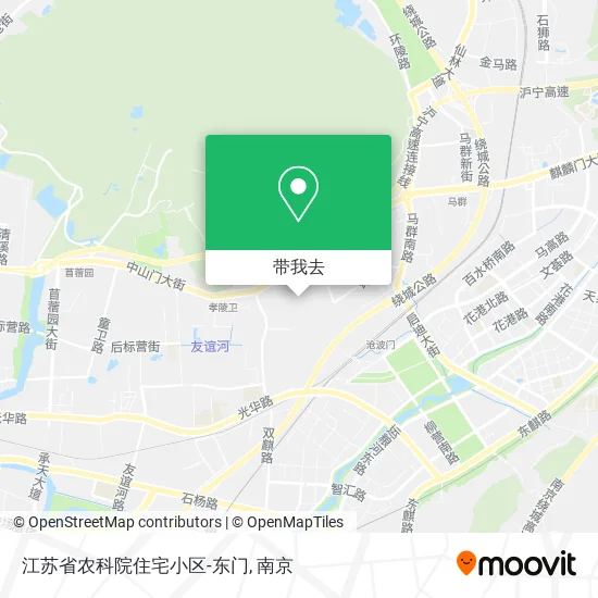 江苏省农科院住宅小区-东门地图
