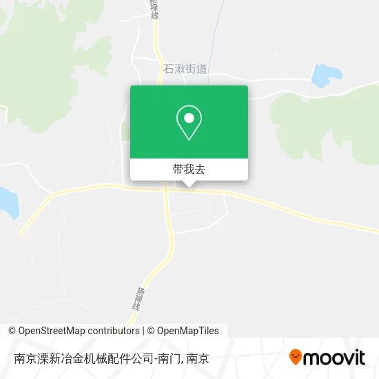 南京溧新冶金机械配件公司-南门地图