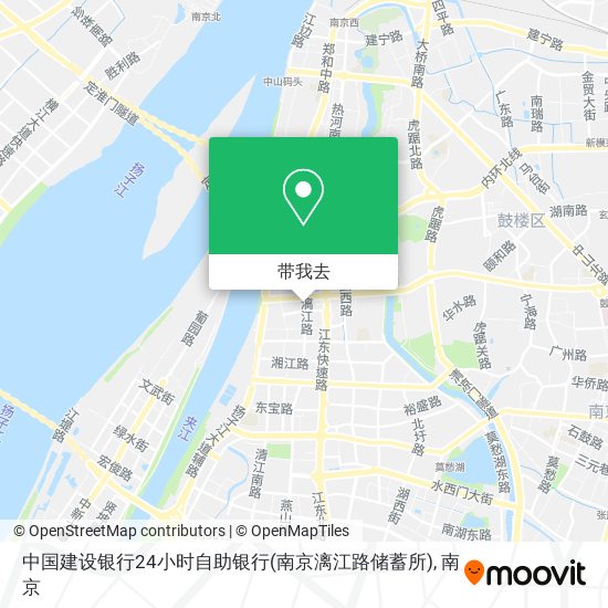 中国建设银行24小时自助银行(南京漓江路储蓄所)地图