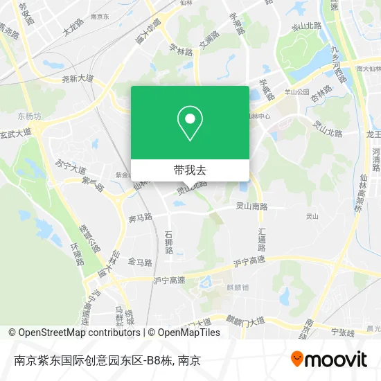 南京紫东国际创意园东区-B8栋地图