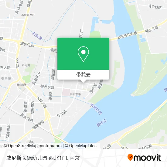 威尼斯弘德幼儿园-西北1门地图