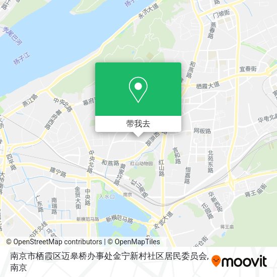 南京市栖霞区迈皋桥办事处金宁新村社区居民委员会地图