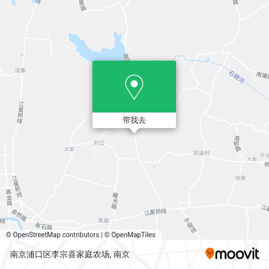 南京浦口区李宗喜家庭农场地图
